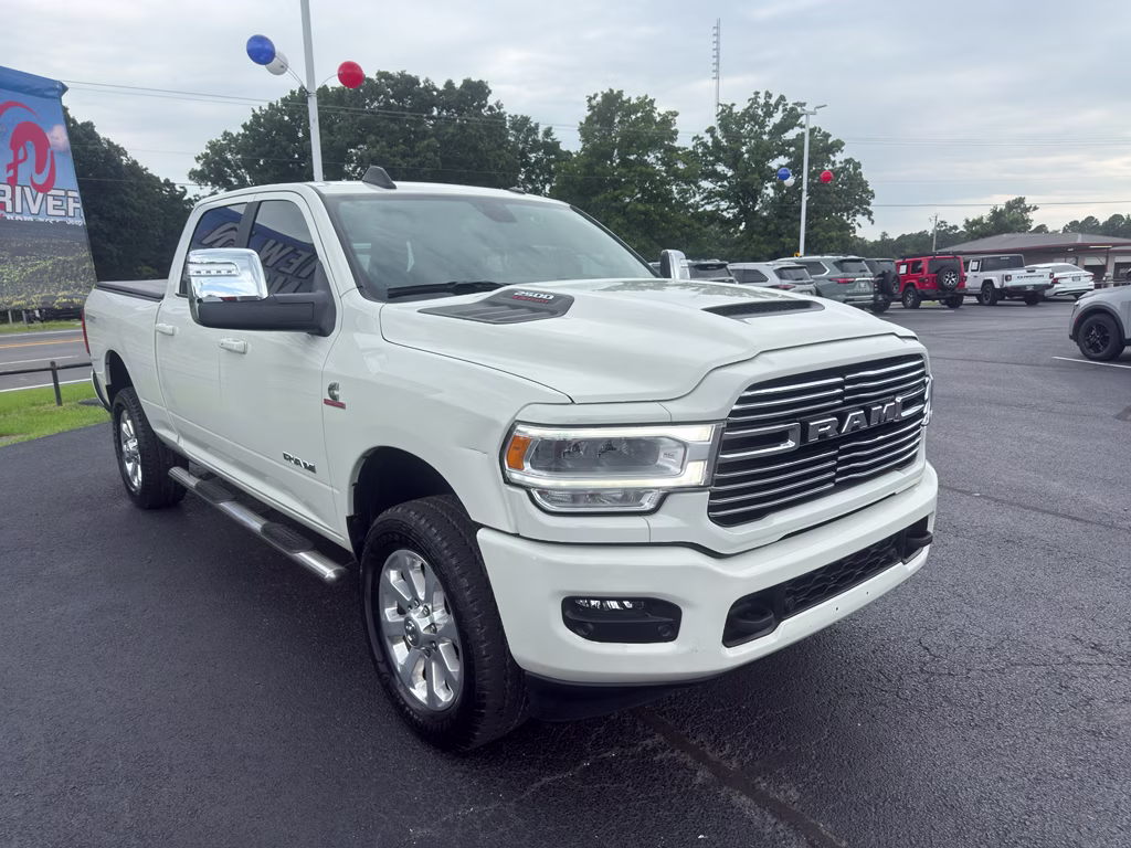 2023 Pearl White Ram 2500 Laramie 4X4 Truck