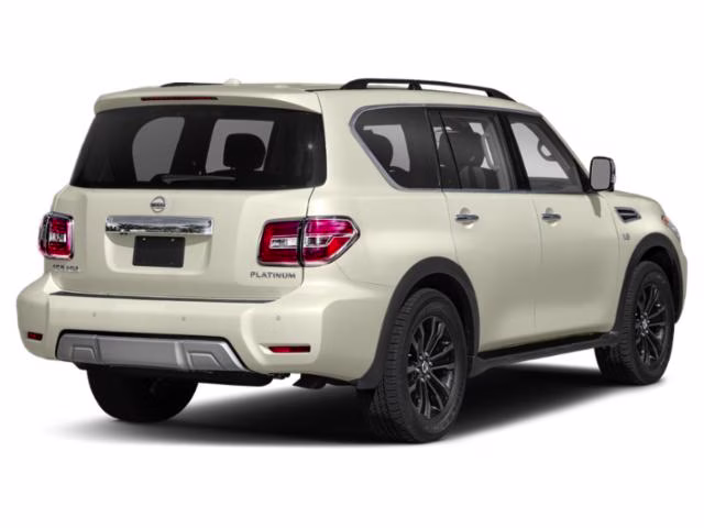 2019 White Nissan Armada RWD Crossover