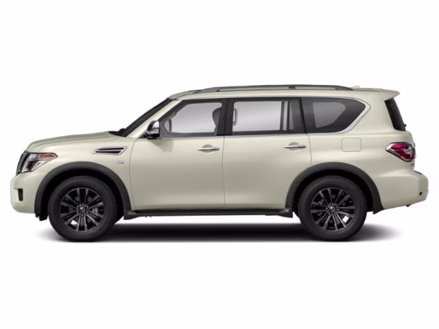 2019 White Nissan Armada RWD Crossover