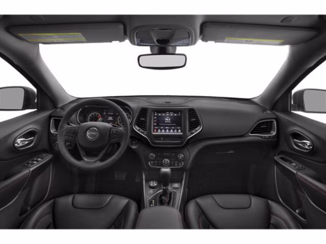 2019 Pearl White Pearlcoat Jeep Cherokee Trailhawk 4X4 SUV