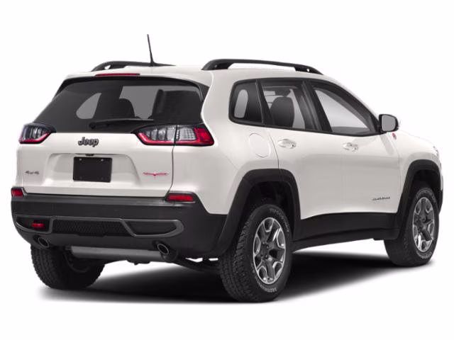 2019 Pearl White Pearlcoat Jeep Cherokee Trailhawk 4X4 SUV