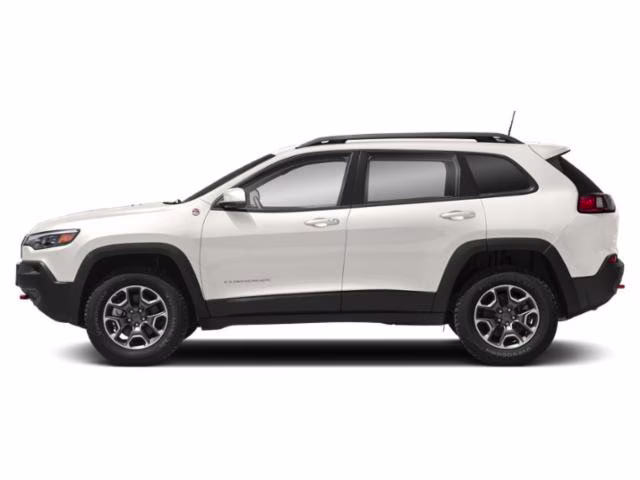 2019 Pearl White Pearlcoat Jeep Cherokee Trailhawk 4X4 SUV