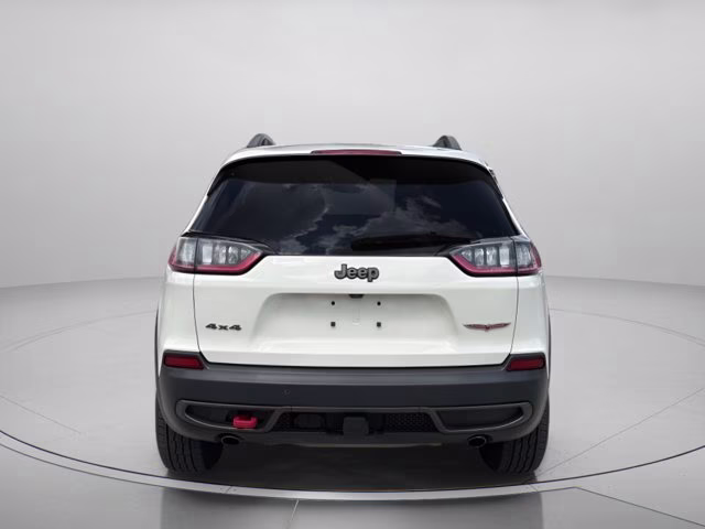 2019 Pearl White Pearlcoat Jeep Cherokee Trailhawk 4X4 SUV