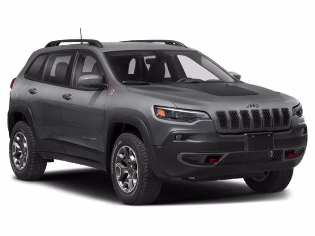 2019 Pearl White Pearlcoat Jeep Cherokee Trailhawk 4X4 SUV