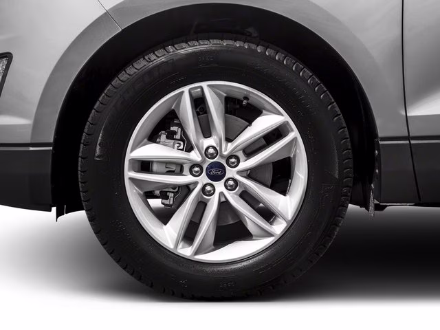 2018 Ingot Silver Ford Edge Titanium FWD SUV