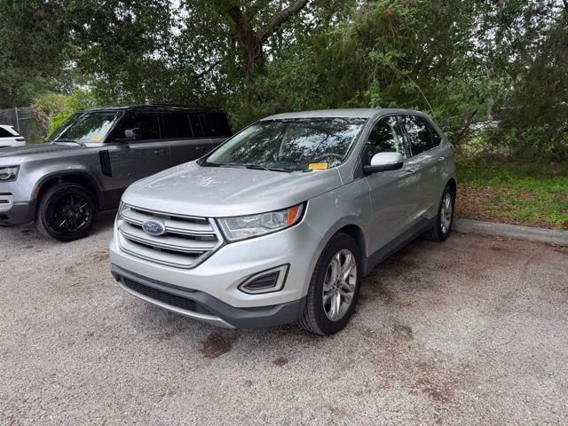 2018 Ingot Silver Ford Edge Titanium FWD SUV
