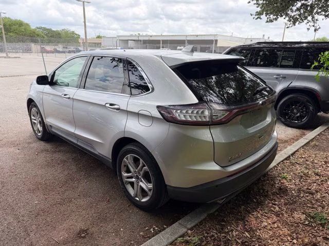 2018 Ingot Silver Ford Edge Titanium FWD SUV