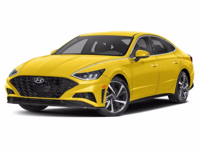 2020 Glowing Yellow Hyundai Sonata SEL Plus FWD Sedan