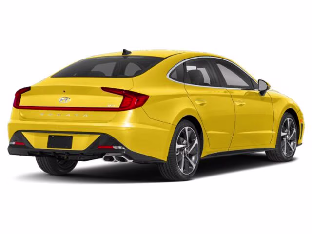 2020 Glowing Yellow Hyundai Sonata SEL Plus FWD Sedan