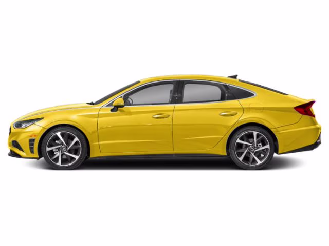 2020 Glowing Yellow Hyundai Sonata SEL Plus FWD Sedan