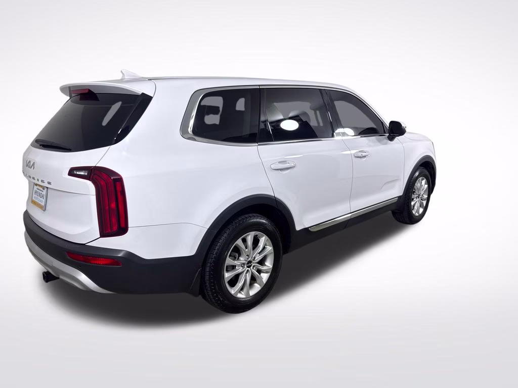 2022 Glacial White Pearl Kia Telluride LX FWD SUV