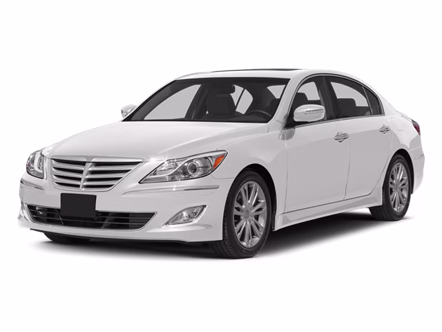 2014 Casablanca White Hyundai Genesis 5.0 R-Spec RWD Sedan