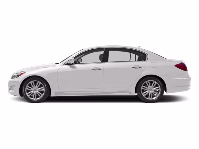 2014 Casablanca White Hyundai Genesis 5.0 R-Spec RWD Sedan