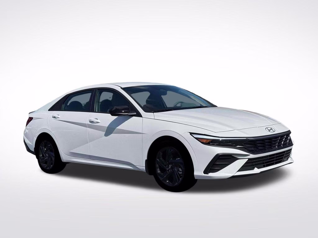 2026 Serenity White Pearl Hyundai Elantra SEL Sport FWD Sedan
