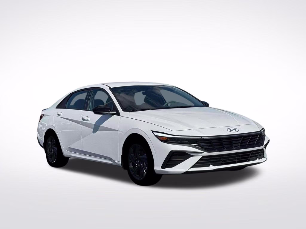 2026 Serenity White Pearl Hyundai Elantra SEL Sport FWD Sedan