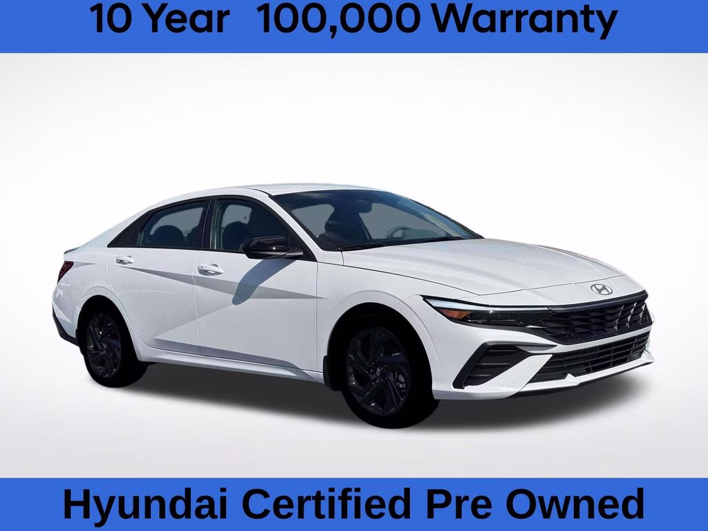 2026 Serenity White Pearl Hyundai Elantra SEL Sport FWD Sedan