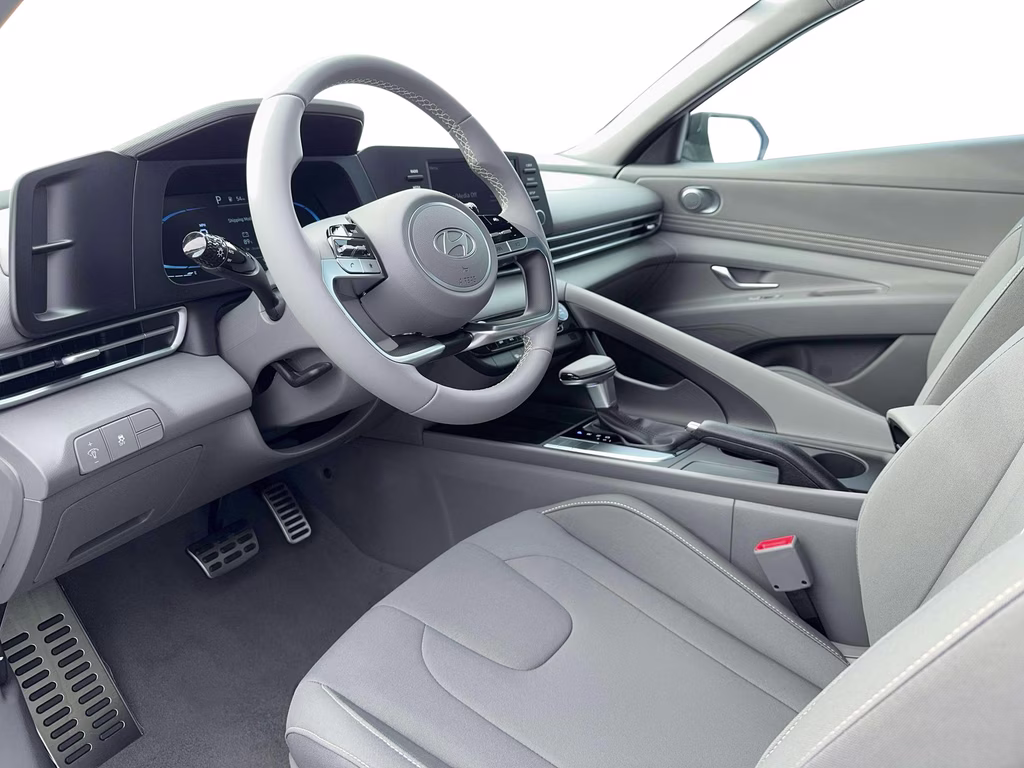 2026 Serenity White Pearl Hyundai Elantra SEL Sport FWD Sedan
