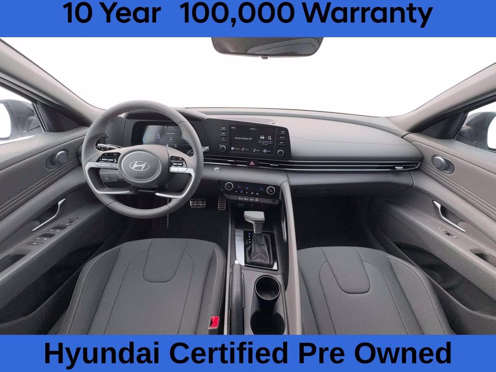 2026 Serenity White Pearl Hyundai Elantra SEL Sport FWD Sedan