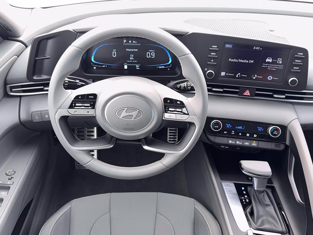 2026 Serenity White Pearl Hyundai Elantra SEL Sport FWD Sedan