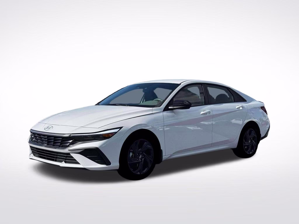 2026 Serenity White Pearl Hyundai Elantra SEL Sport FWD Sedan