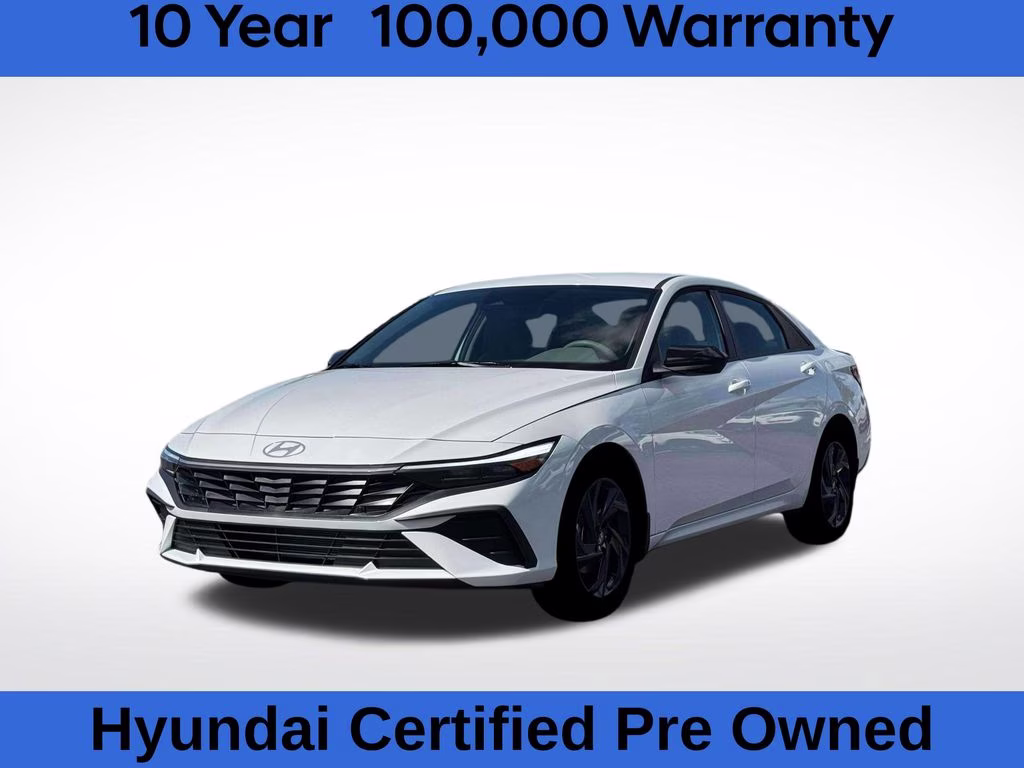 2026 Serenity White Pearl Hyundai Elantra SEL Sport FWD Sedan