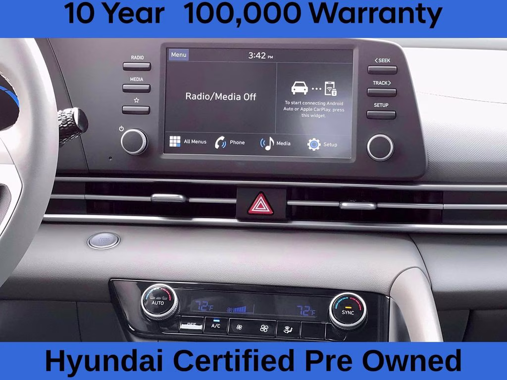 2026 Serenity White Pearl Hyundai Elantra SEL Sport FWD Sedan