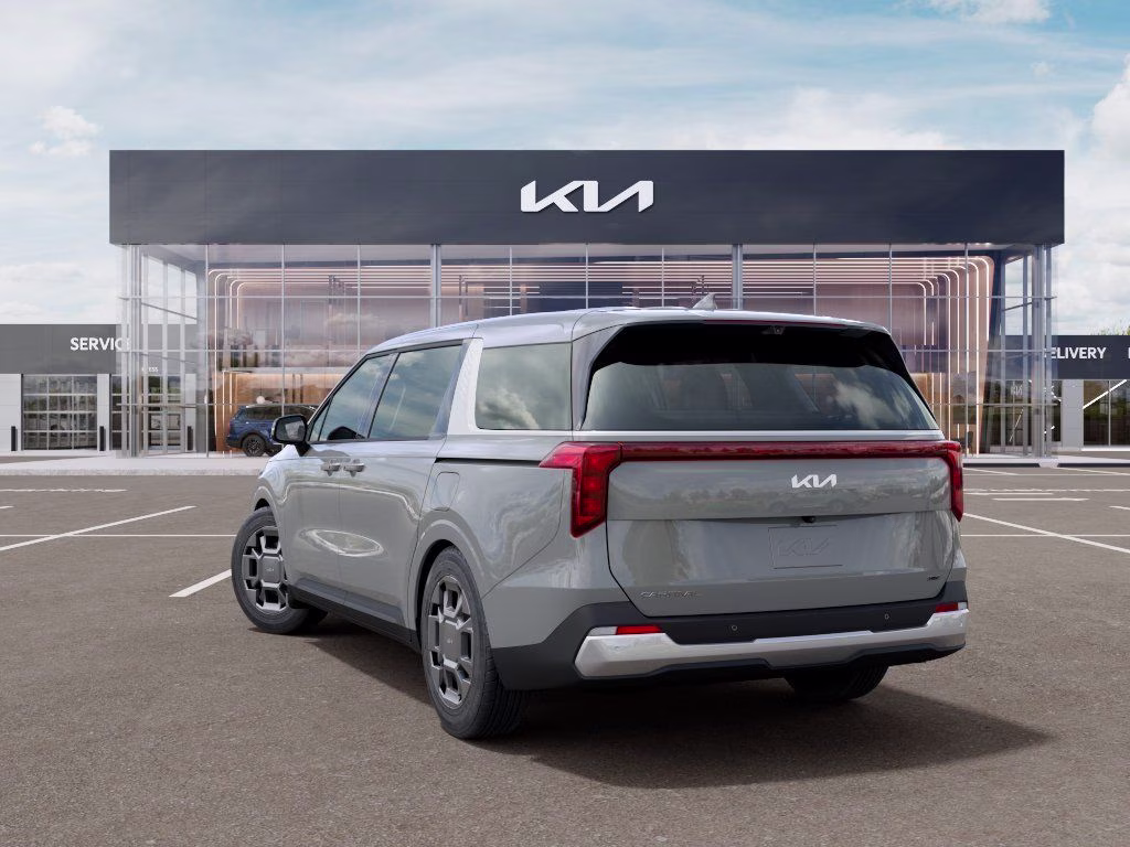 2026 Ceramic Silver Kia Carnival Hybrid EX FWD Van