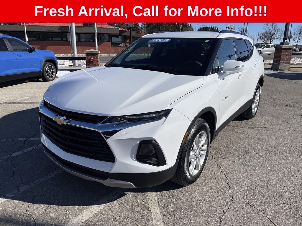 2021 Summit White Chevrolet Blazer LT FWD SUV