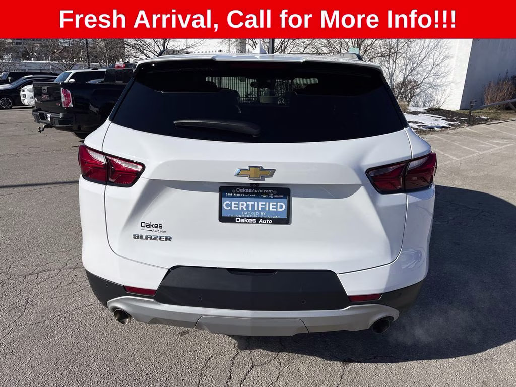 2021 Summit White Chevrolet Blazer LT FWD SUV