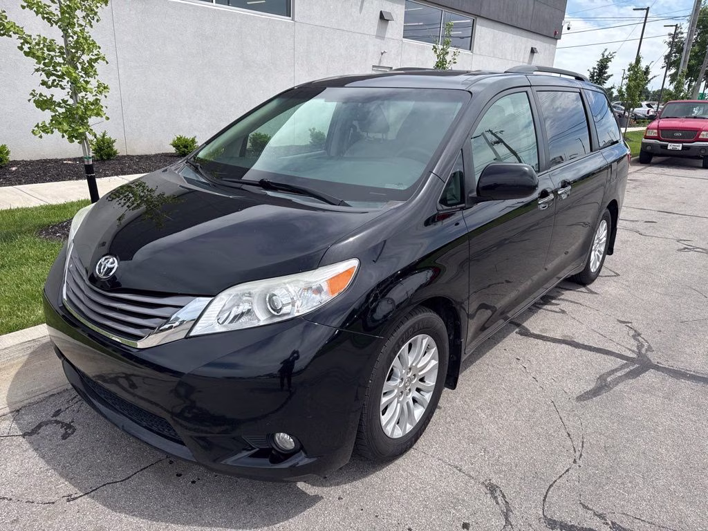 2015 Attitude Black Toyota Sienna XLE FWD Van