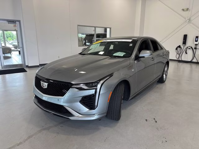 2023 Argent Silver Metallic Cadillac CT4 Sport RWD Sedan