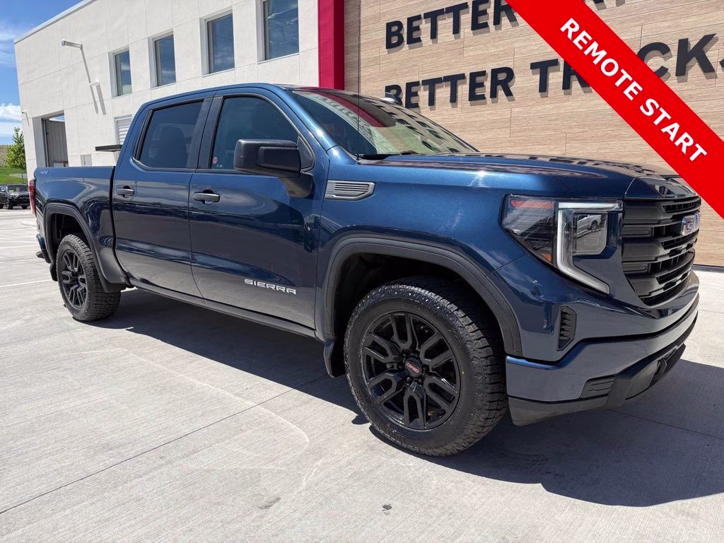 2023 Pacific Blue Metallic GMC Sierra 1500 Pro 4X4 Truck
