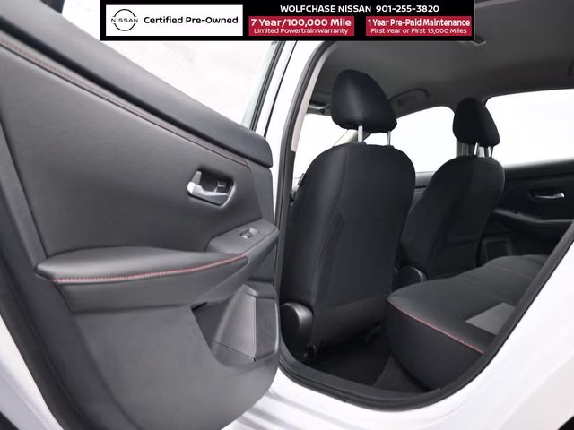 2025 Aspen White/Super Black Nissan Sentra SR FWD Sedan