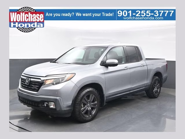 2019 Lunar Silver Metallic Honda Ridgeline Sport AWD Truck
