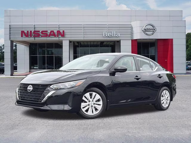 2024 Super Black Nissan Sentra S FWD Sedan