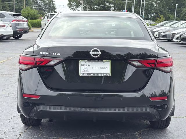 2024 Super Black Nissan Sentra S FWD Sedan