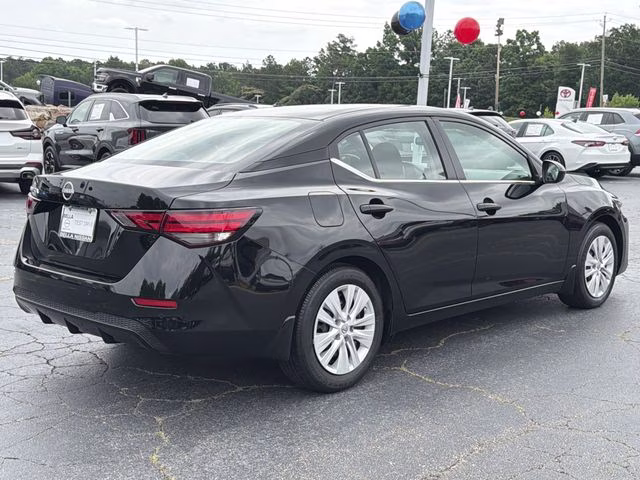 2024 Super Black Nissan Sentra S FWD Sedan