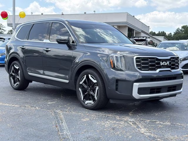 2024 Gravity Gray Kia Telluride S FWD SUV