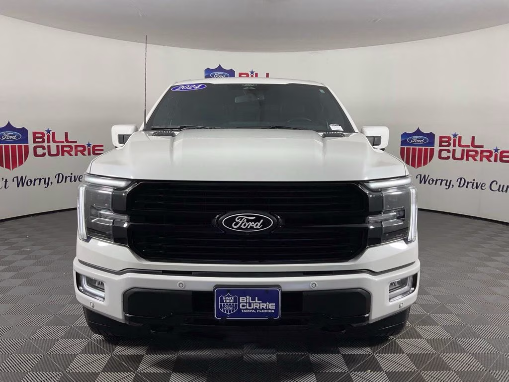 2024 White Metallic Ford F-150 Platinum 4X4 Truck