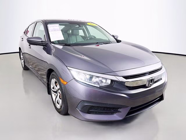 2017 Gray Honda Civic LX FWD Sedan