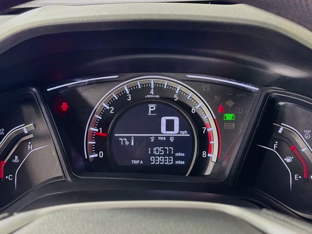 2017 Gray Honda Civic LX FWD Sedan