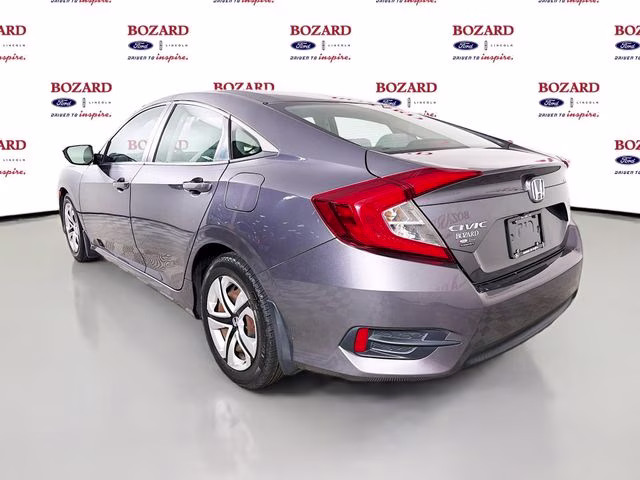 2017 Gray Honda Civic LX FWD Sedan