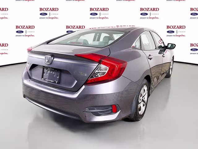 2017 Gray Honda Civic LX FWD Sedan