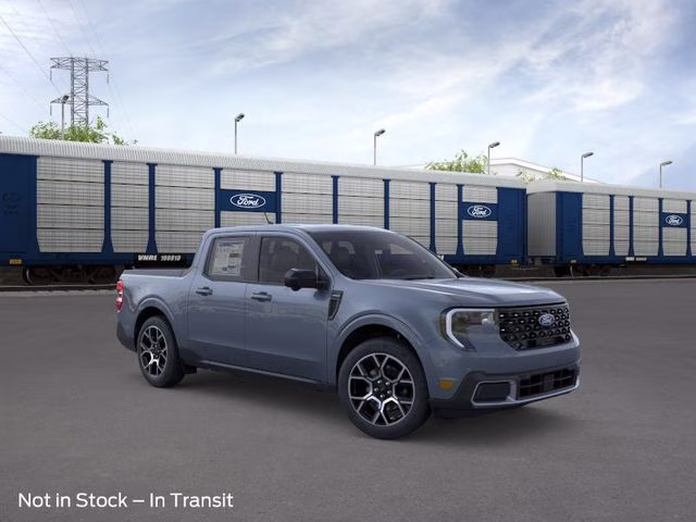 2026 Azure Gray Metallic Tri-Coat Ford Maverick Lariat AWD Truck