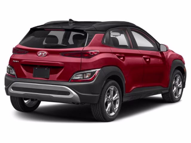 2022 Pulse Red w/Black Roof Hyundai Kona SEL AWD SUV
