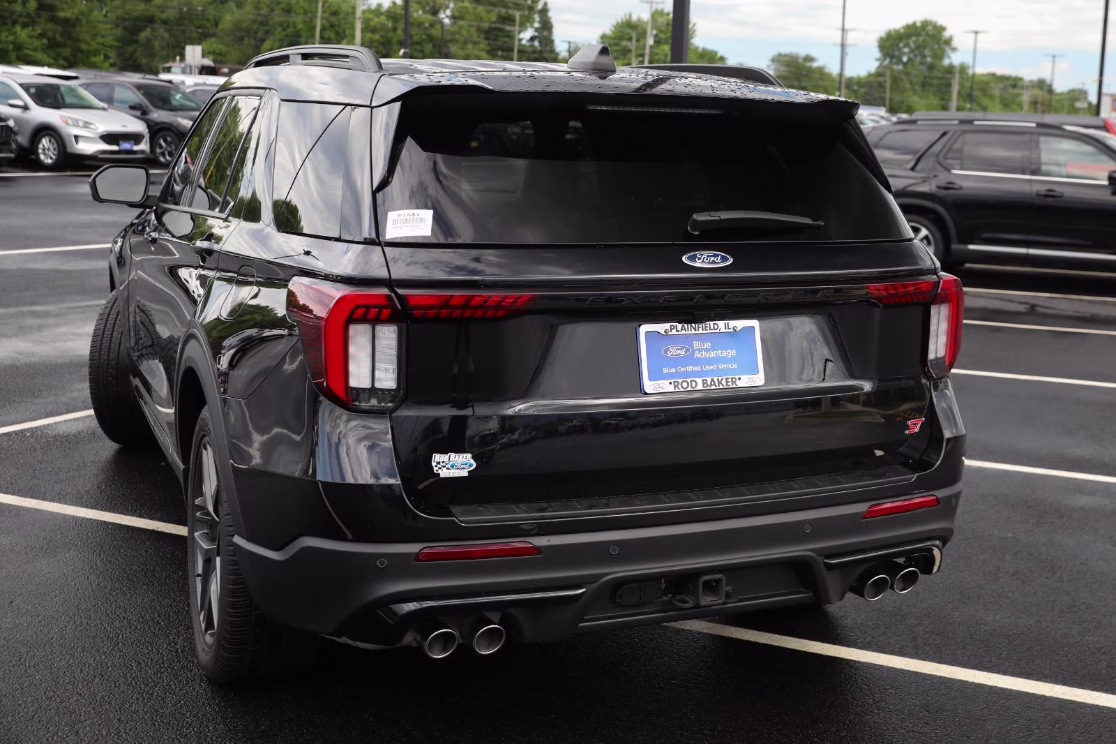 2025 Agate Black Ford Explorer ST 4X4 SUV