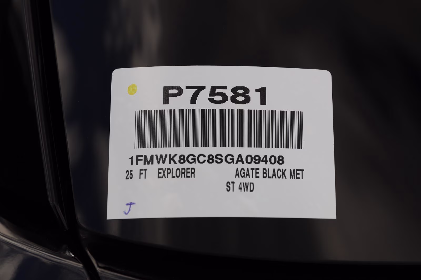 2025 Agate Black Ford Explorer ST 4X4 SUV