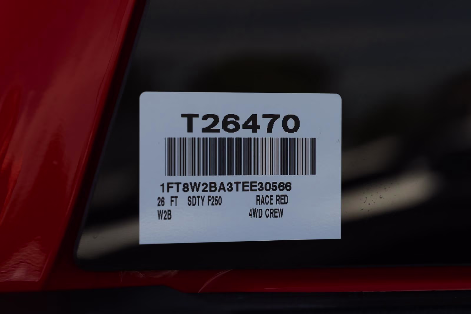 2026 Race Red Ford Super Duty F-250 SRW XLT 4X4 Truck