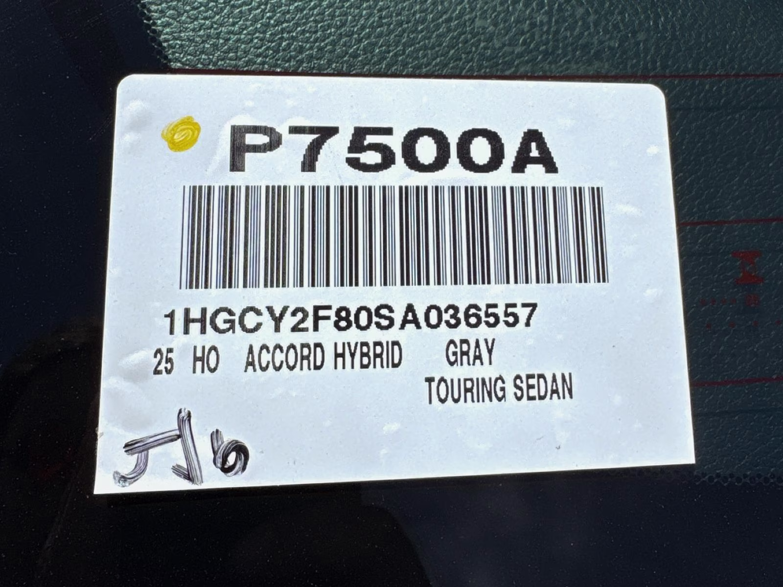 2025 Urban Gray Pearl Honda Accord Hybrid Touring FWD Sedan