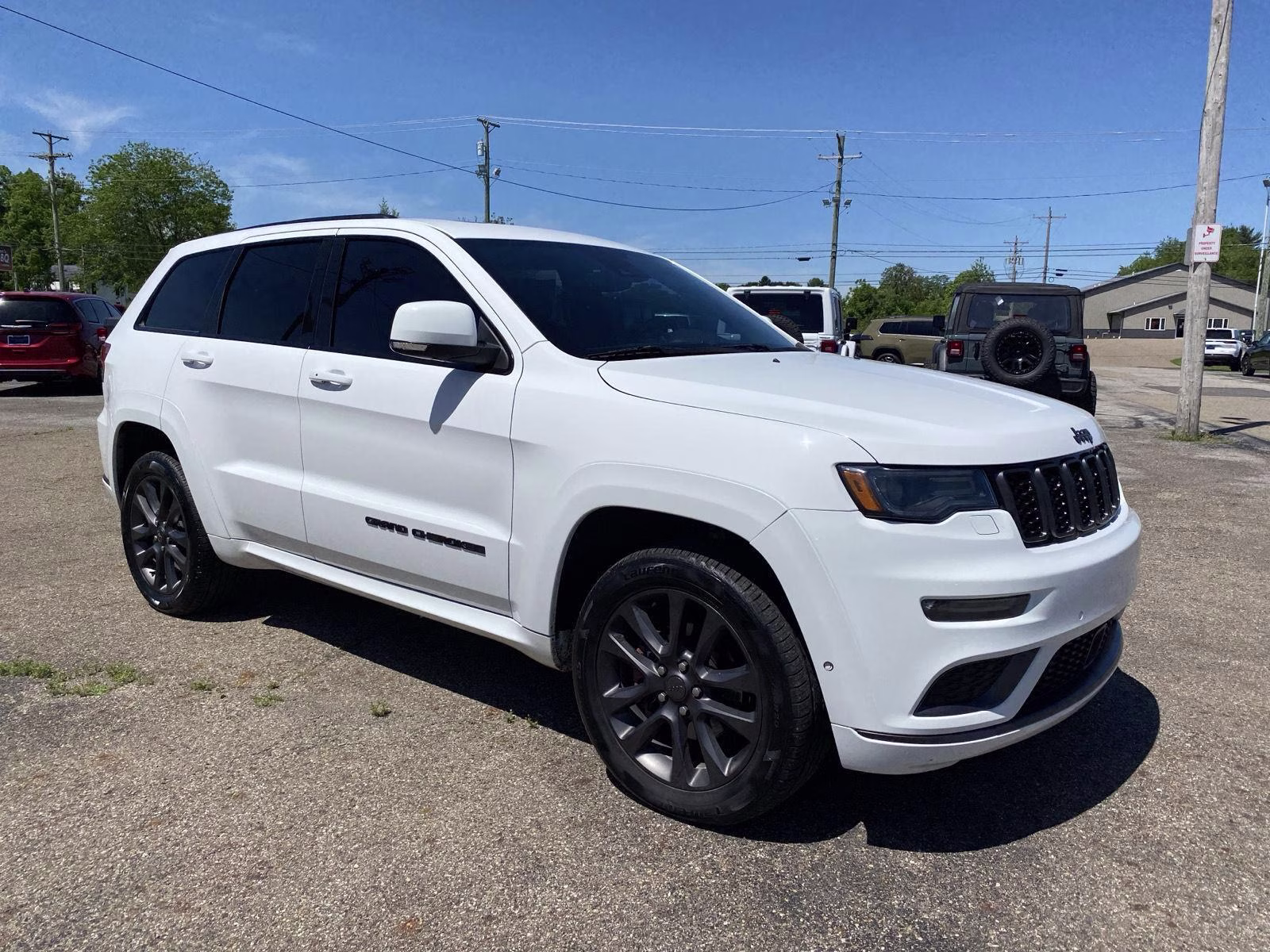 2018 Bright White Clearcoat Jeep Grand Cherokee High Altitude 4X4 SUV